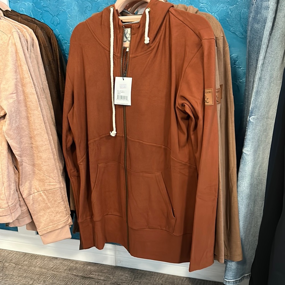 Ampersand Avenue polar fleece full zip